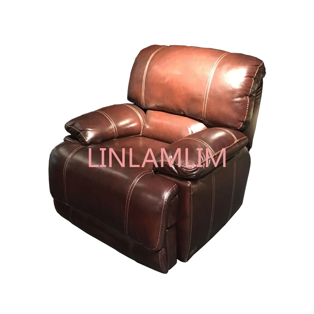 Linlamlim Relax Elektrische Fauteuil Italiaans Echt Lederen Stoel Theater Bank Woonkamer Multifunctionele Slaapbank Met Usb