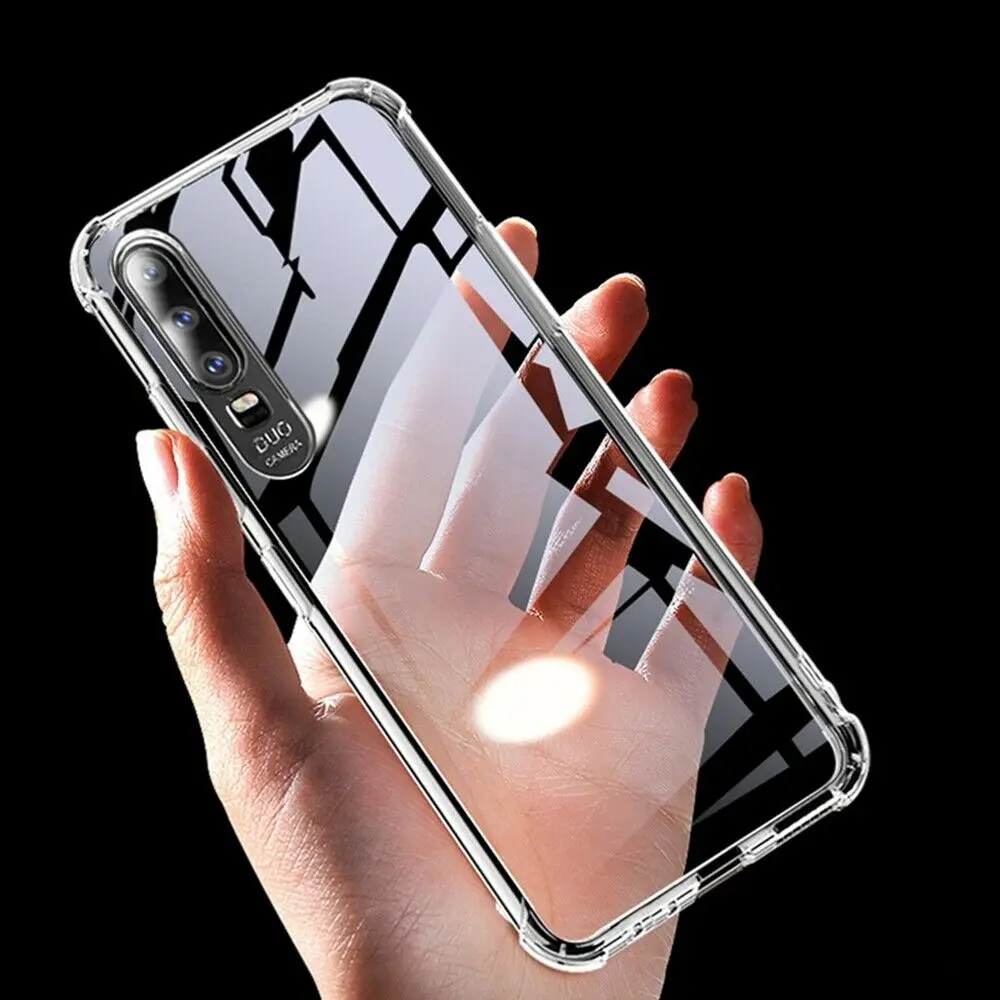 Прозрачный гибридный Чехол-бампер из ТПУ для Samsung Galaxy S10 ударопрочный прозрачный