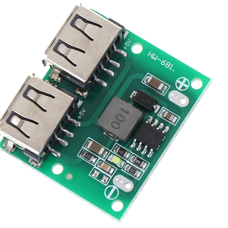 9 в 12 В 24 В до 5 В 3A Dual USB DC-DC Зарядное устройство блок питания понижающий модуль