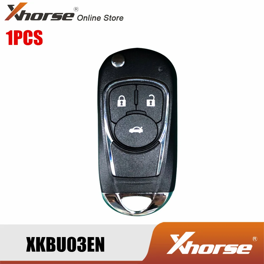 XHORSE XKBU03EN проводной универсальный дистанционный ключ флип 3 кнопки для Buick Style| |