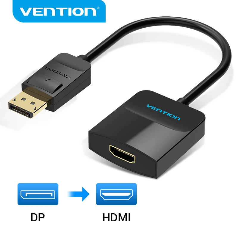 Адаптер Vention Displayport HDMI DP конвертер Male Female для проектора ТВ 1080P|displayport to hdmi|displayport hdmi