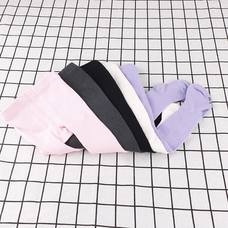 1pair children pantyhose solid color cotton girls pantyhose baby leggings spring and autumn baby tights