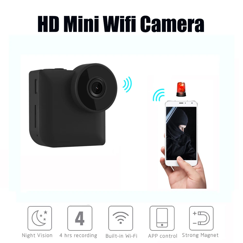 

QZT Video Camera Recorder Infrared Night Vision Sport Bike Camera Secret Wireless Mini WIFI Camera For Home Security Monitoring