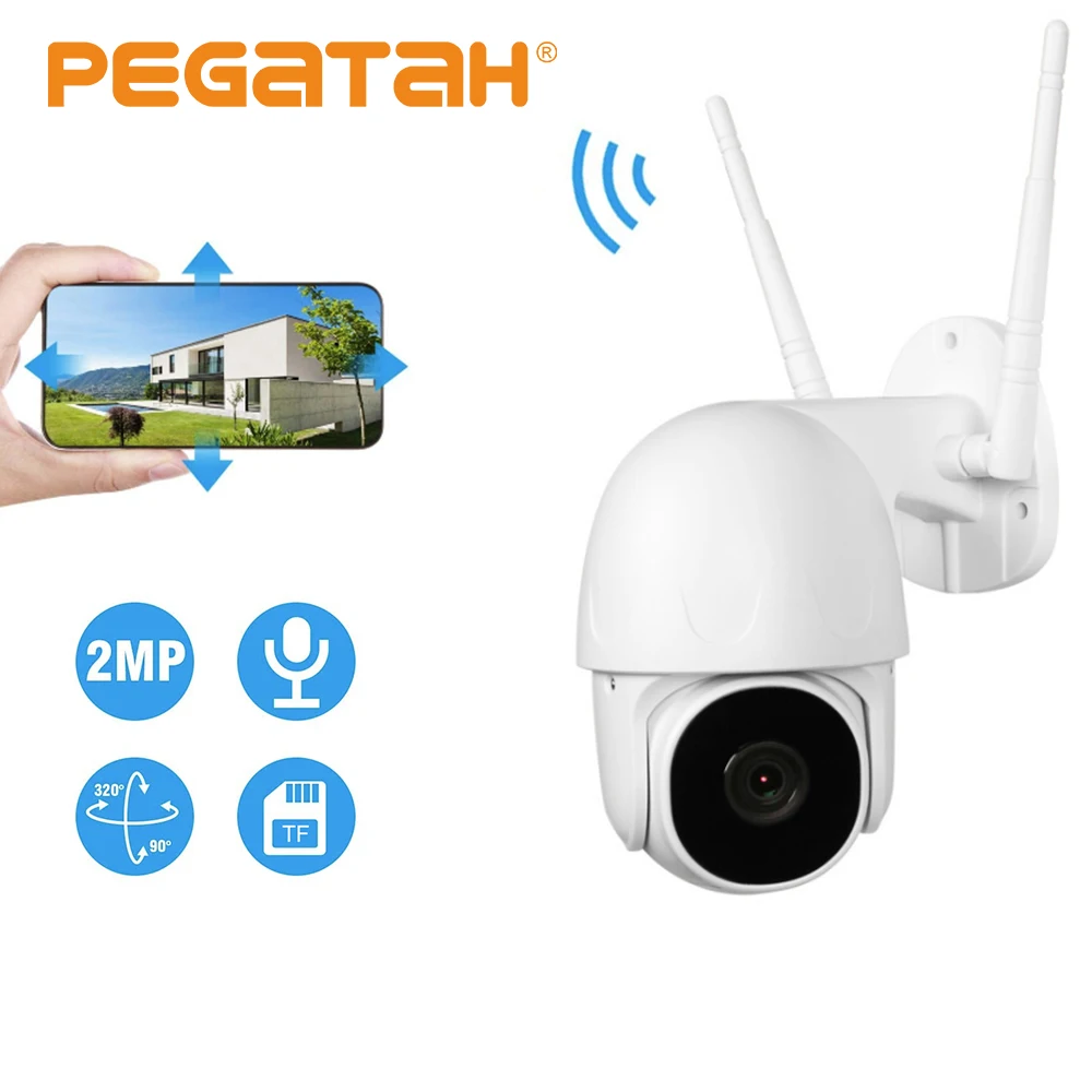 2 МП Ip Wi-Fi наружная камера видеонаблюдения IP устройство ночного видения Cctv камеры