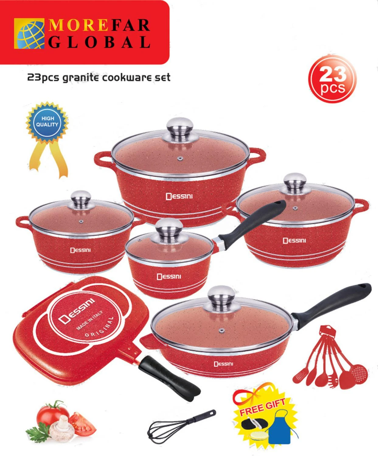 23pcs Set Cookware Set Aluminum Cookware Set Casserole Fry Pan Non Stick Pot Cast Cooking Tools Suitable Goof Design For Kitchen Cookware Sets Aliexpress