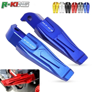

For YAMAHA MT-03 MT03 MT 03 Motorcycle Accessories CNC Aluminum Passenger Footrests Rear Foot Pegs