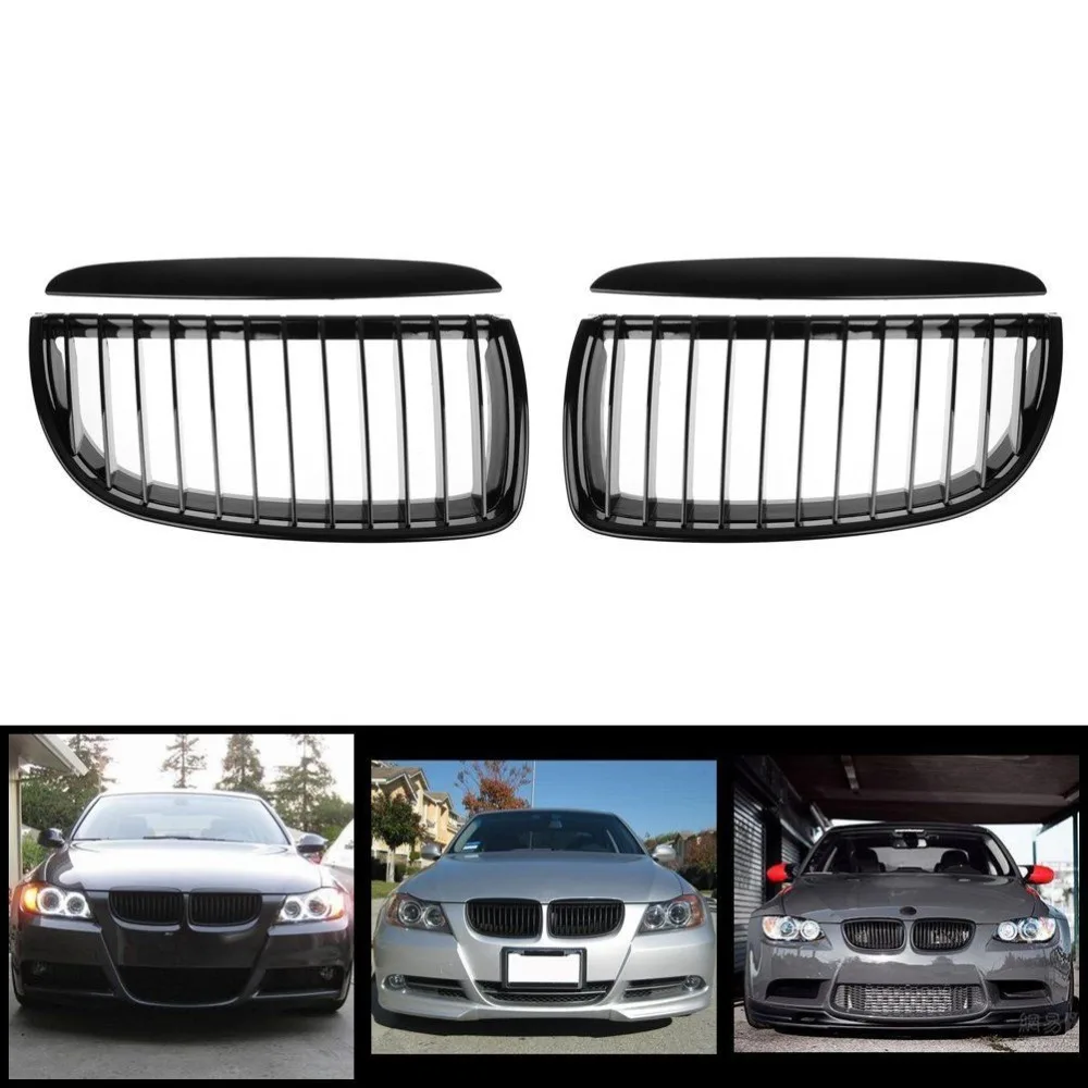 Алмазная серия/глянцевые черные грили для передних почек салонов 3 серии E90 E91 2005