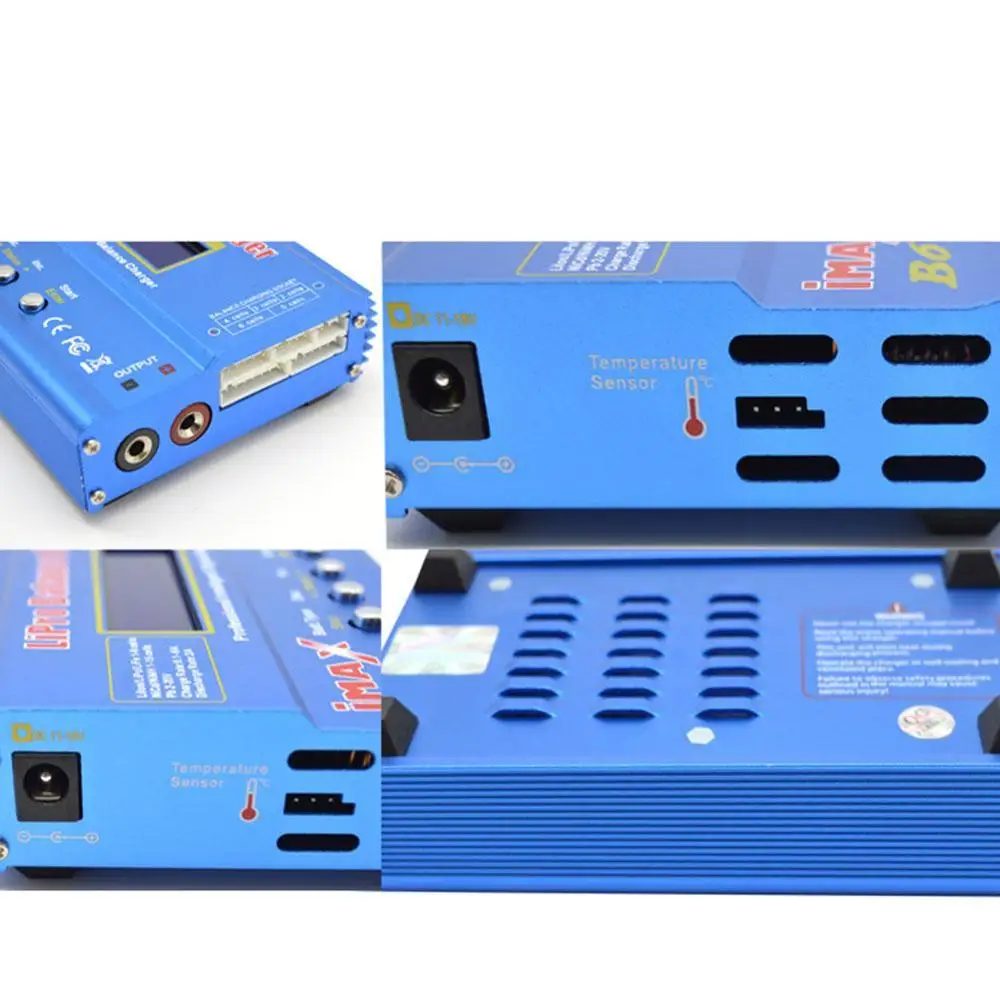 ALLOET iMAX B6 80W 6A Battery Charger Lipo NiMh Li ion Ni Cd LCD Digital RC Balance Charger Discharger For RC Helicopter Battery