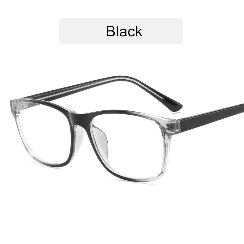 KOTTDO, классические квадратные оправы для очков для женщин, винтажные компьютерные очки по рецепту, Мужская пластиковая оправа для очков - Цвет оправы: black