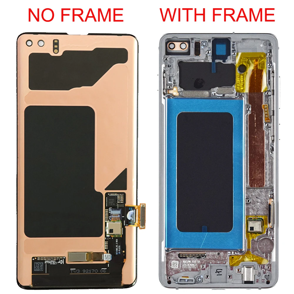 1440*3040 ЖК-дисплей для SAMSUNG Galaxy S10E S10 G9730 S10+ Plus G9750 сенсорный экран дигитайзер в сборе с сервисным пакетом
