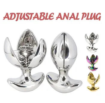 HEAVY Anus Beads ASS LOCK Stainless Steel Anal Lock Openable Anal Plug Dilator Anal Sex Toys For Men Woman Gay Anal Beads 1