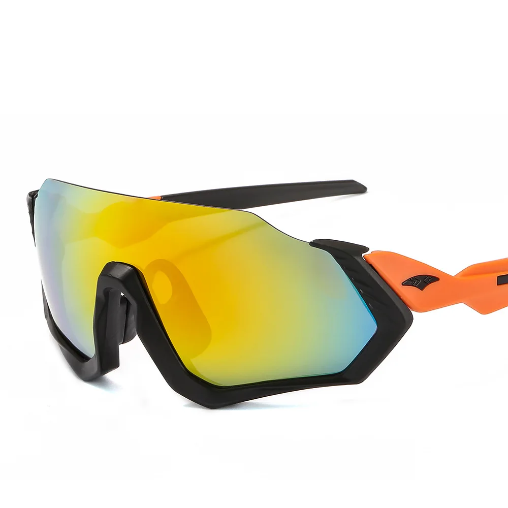 CC8 Gafas deportivas para ciclismo al aire libre medio Marco Integrado a prueba de explosiones gafas de sol a prueba de viento gafas - Цвет: CC8