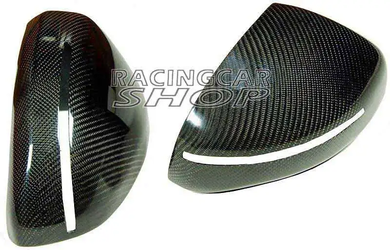 Real Carbon Fiber Mirror Covers For Audi AUDI TT TTS R8 MK2 8J 2008UP 1pair