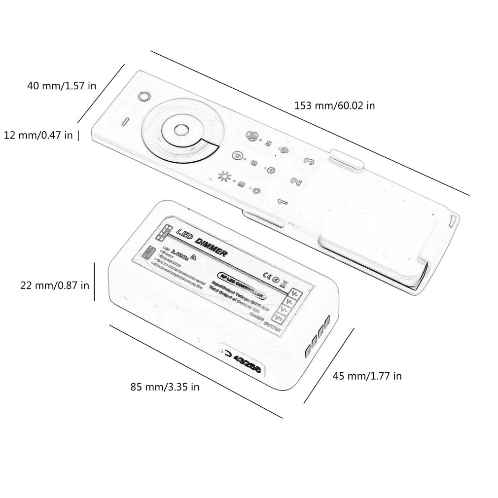 2,4G DC12/24 V 12A CCT/диммер контроллер+ 4 группы дистанционного управления для 5050 3528 Светодиодная лента
