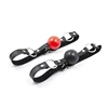 4cm Erotic Silicone Ball Gag Oral Fixation Bondage Mouth Gag Mouth Stuffed PU Leather Tape Sex Toys for Couples Adult Games 1