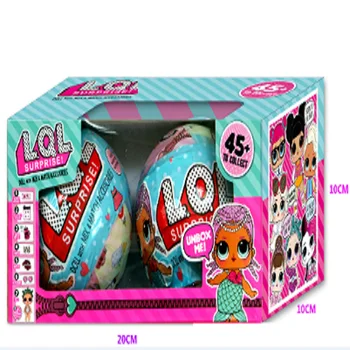 

2PCS L.O.L.SURPRISE! lol dolls Surprise toys Beautiful Hair Doll Generation DIY Manual Blind Box Model Doll Toy Gift Sent random