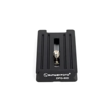 SUNWAYFOTO DPG-80D головка штатива быстросъемная пластина для DSLR камеры Штативная головка Профессиональный алюминиевый монопод быстросъемная пластина