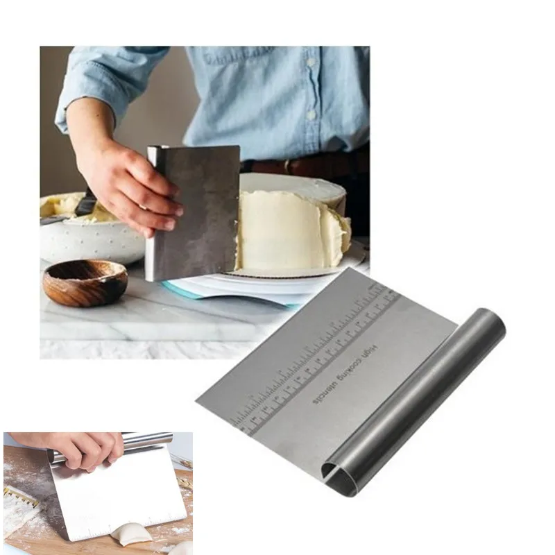 Stainless Steel Dough Scraper & Pastry Cutter 2