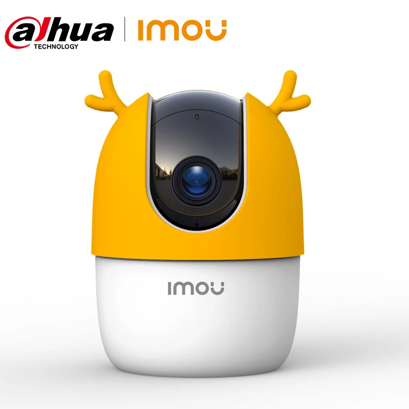 Dahua Imou baby monitor camera отправляет мгновенные оповещения, когда ребенок плачет, интеллектуальное отслеживание 360 ° камеры наблюдения - Цвет: Camera with Cover A