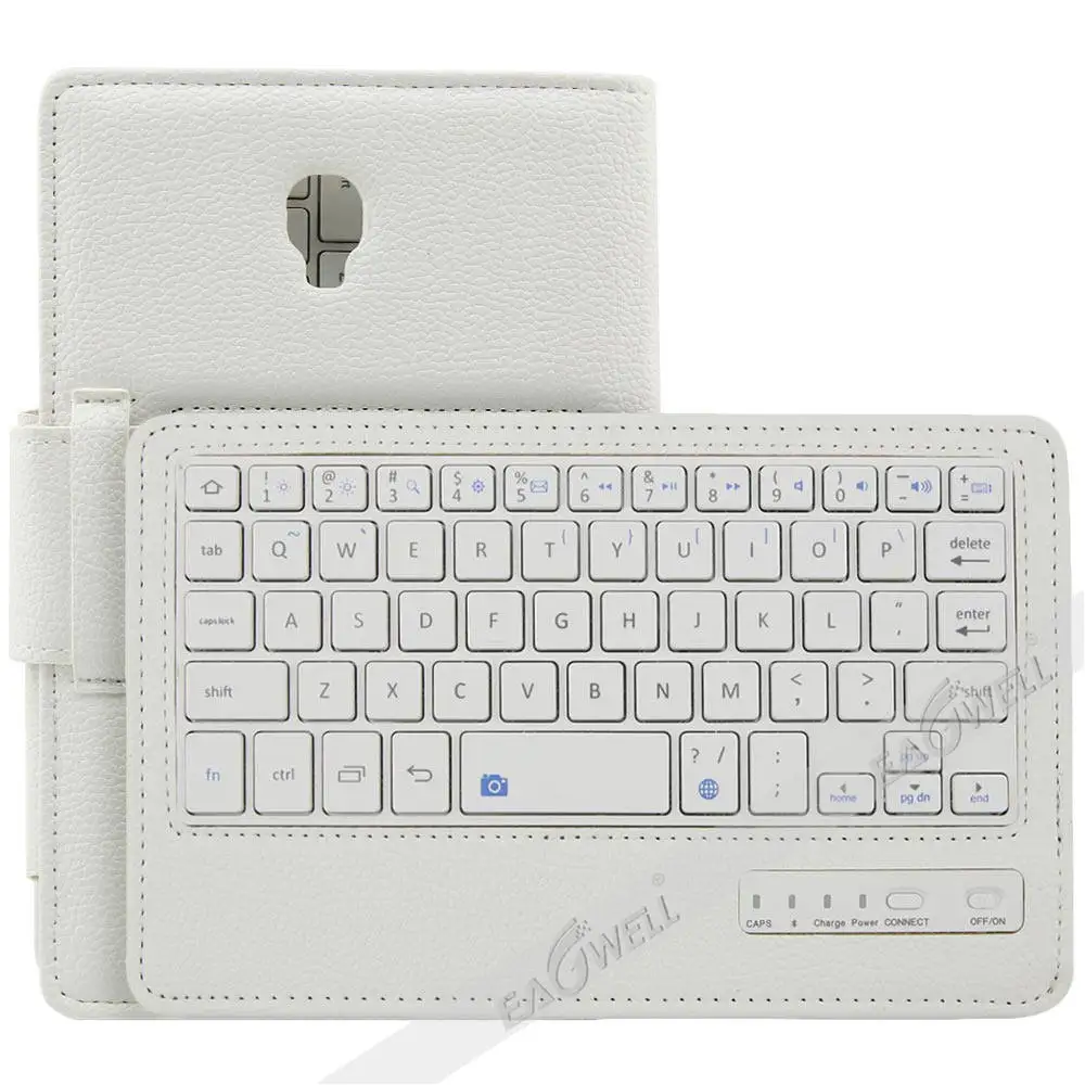 Беспроводная Bluetooth клавиатура смарт-чехол для samsung Galaxy Tab A 8,0 SM-T380 T385 чехол Litchi кожаный чехол с подставкой