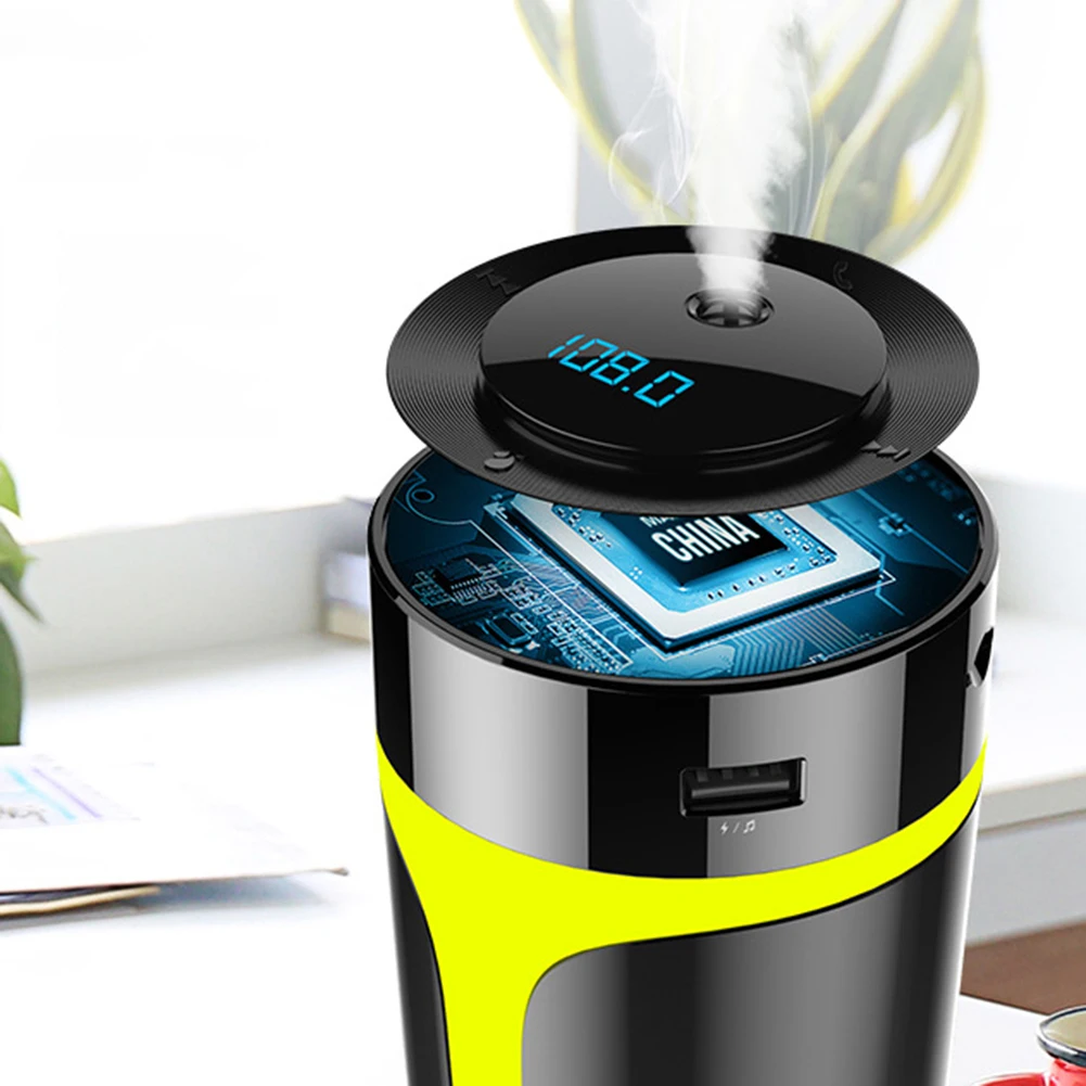 Автомобильный Bluetooth FM передатчик громкой связи телефон зарядное устройство увлажнитель радио адаптер автомобильный carros интерьер бутик горячий