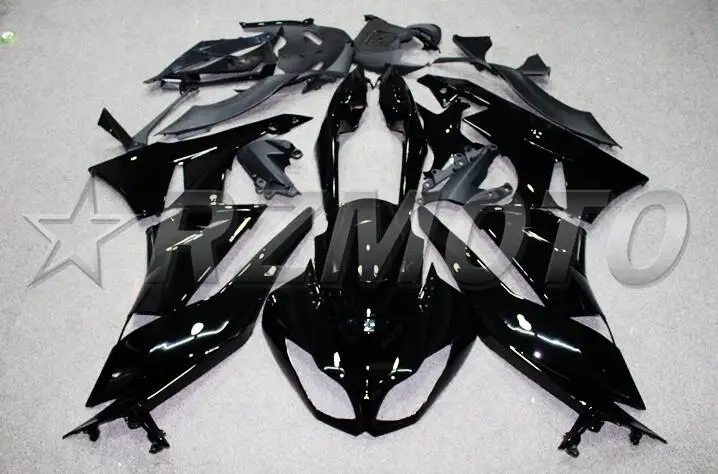 

Injection Mold New ABS Motorcycle Fairings Kit Fit for Kawasaki Ninja ZX-6R 636 2009 2010 2011 2012 bodywork set Black