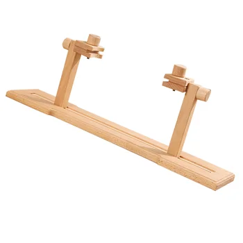 

1PC Cross Stitch Holder Wooden Cross Stitch Rack Adjustable Stand Desktop Cross Stitch Embroidery Frame