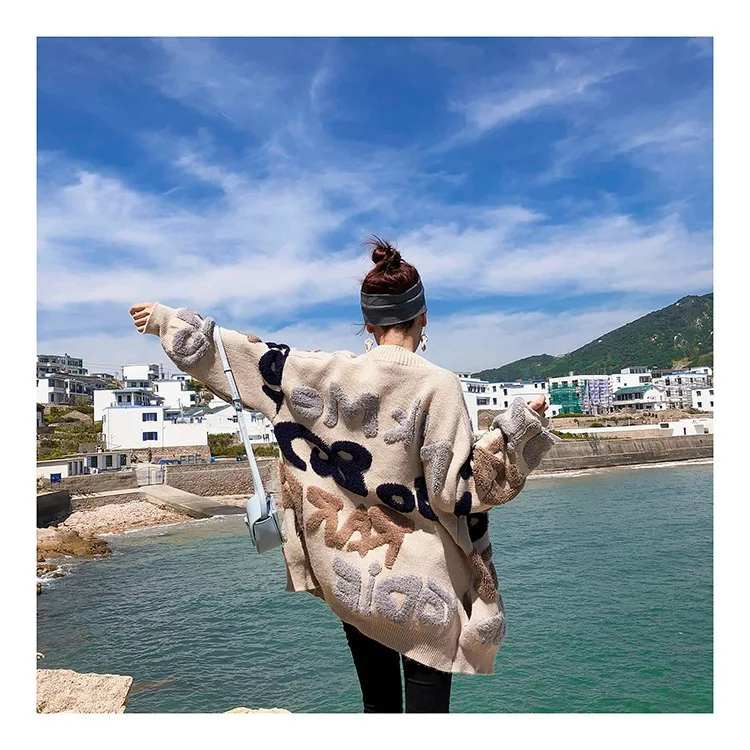 Zogaa женские новые осенние зимние куртки женские с буквенным принтом модные уличные пальто женские корейский стиль хлопок Повседневная куртка