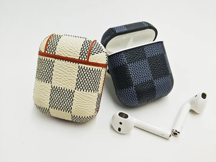 Стиль AirPods Bluetooth чехол-книжка популярный бренд мода для Apple Bluetooth гарнитура защитный рукав