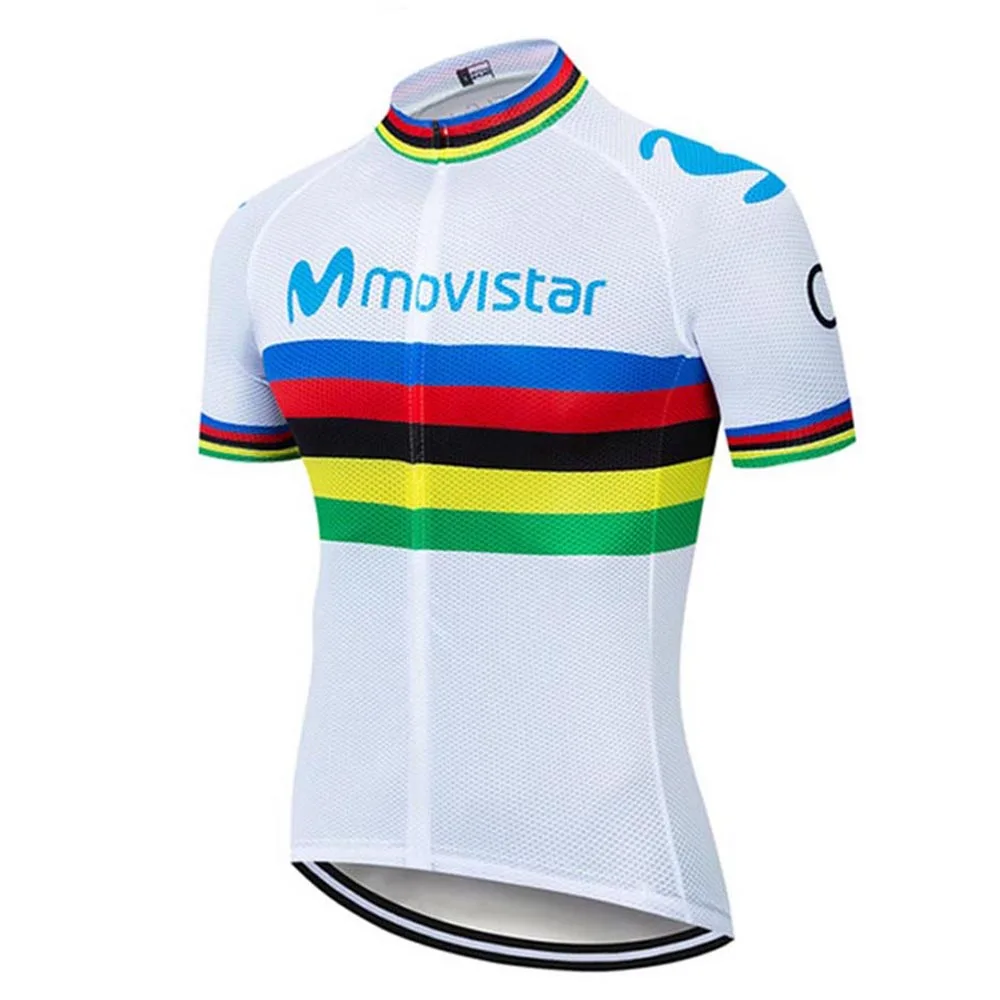 Movistar Pro team, летние майки, велосипедная рубашка, Мужская велосипедная футболка, Ropa Ciclismo, Bicicleta, спортивная одежда, дышащая, Майо, Ciclismo