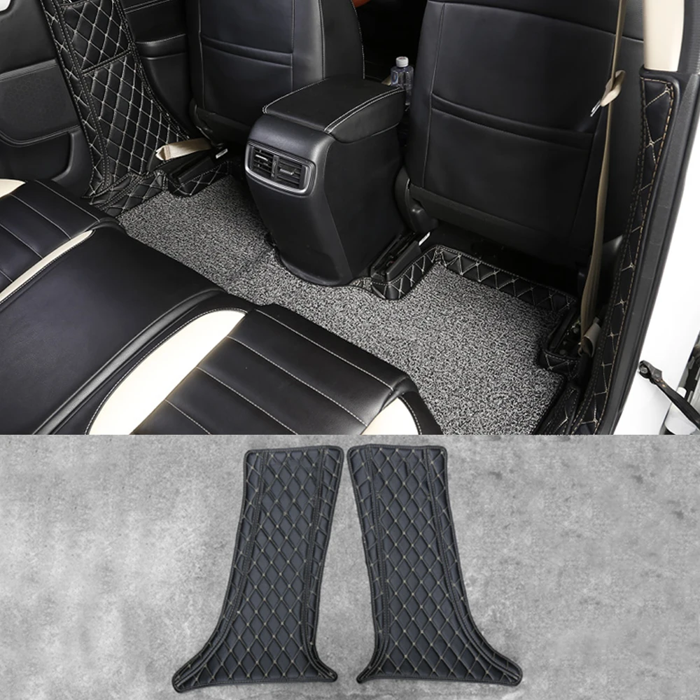 Автомобильный Противоскользящий мат для Honda CRV CR-V авто дверь B столб Защитная декоративная подушка Кожаная подушка из искусственной кожи Аксессуары