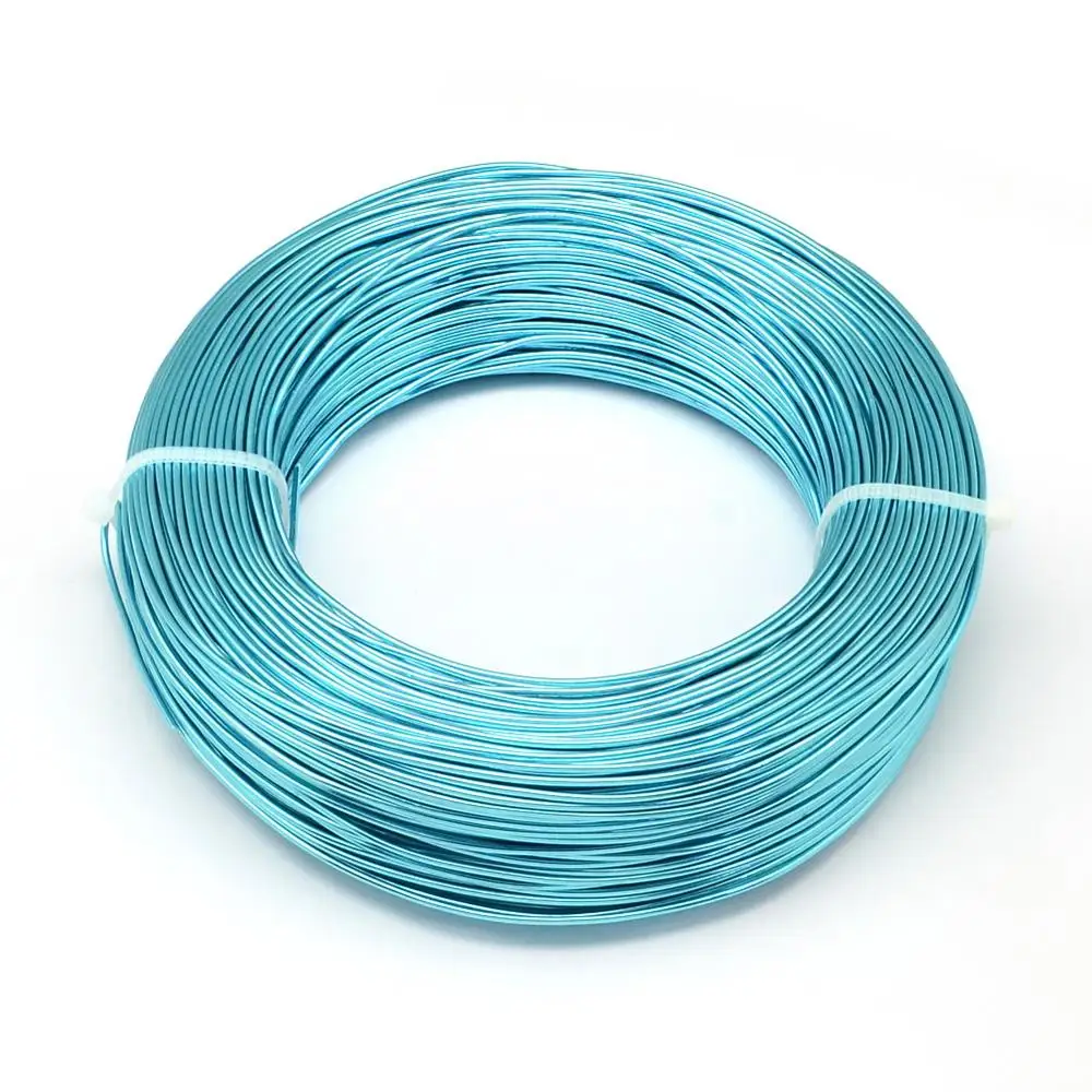2 DarkTurquoise 500 г 0,8 мм 1 мм 1,2 мм 1,5 мм 2 мм 2,5 мм 3 мм 3,5 мм 4 мм 5 мм 6 мм алюминиевая проволока для самостоятельного изготовления ювелирных изделий ручной работы Бисер провода - Цвет: 2 DarkTurquoise