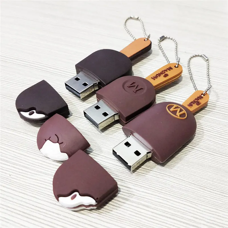 Прекрасный usb флеш-накопитель для мороженого Флешка 4g 8gb Флешка 16gb Кле USB 32gb 64g флеш-карта памяти Флешка для детей