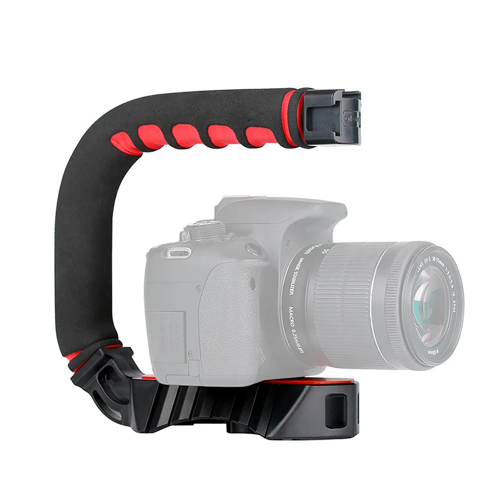 Ulanzi U-Grip PRO u-образный Кронштейн Видео Ручка ручной стабилизатор держатель для DSLR SLR камеры DV видеокамеры