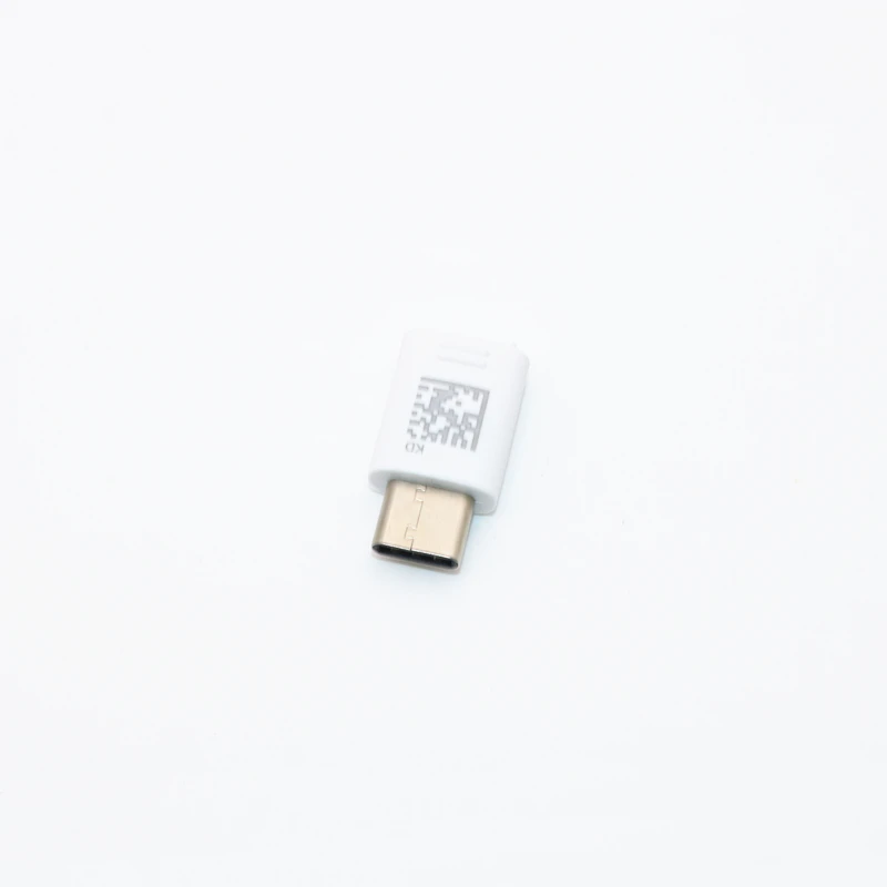 2 шт. USB C Мужской тип-c к Micro USB разъем OTG адаптер для samsung Galaxy S8 S9 S10+ Plus Note 8 9 A6s A30 A40 A50 A60 M30 - Цвет: White One Pack