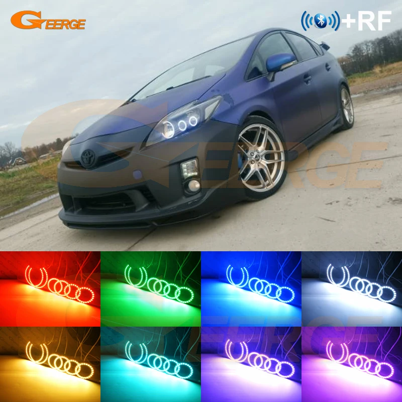 Для Toyota Prius 2010 2015 ксеноновая фара отличный Радиочастотный пульт Bluetooth приложение
