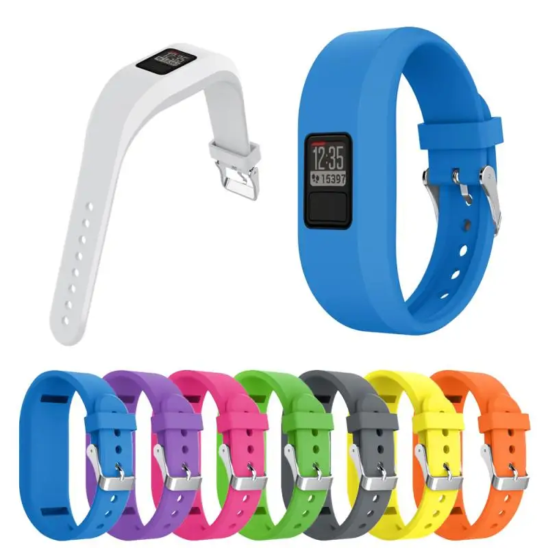 Soft Silicone Watch Band For Garmin Fit JR 3 Straps Children Bracelet