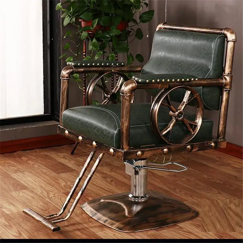 MODEL F Schoonheidssalon Mueble Stoelen cappersstoelen Barbeiro Hair Sedie De Belleza Sedia Cadeira Salon Barbearia Silla парикмахерское кресло - Цвет: MODEL F
