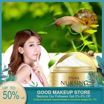 

1pc Snail Essence Cream Hyaluronic Acid Moisturizing Anti Wrinkle Anti Aging Nourishing Serum Collagen Day Cream Repair Dry Skin