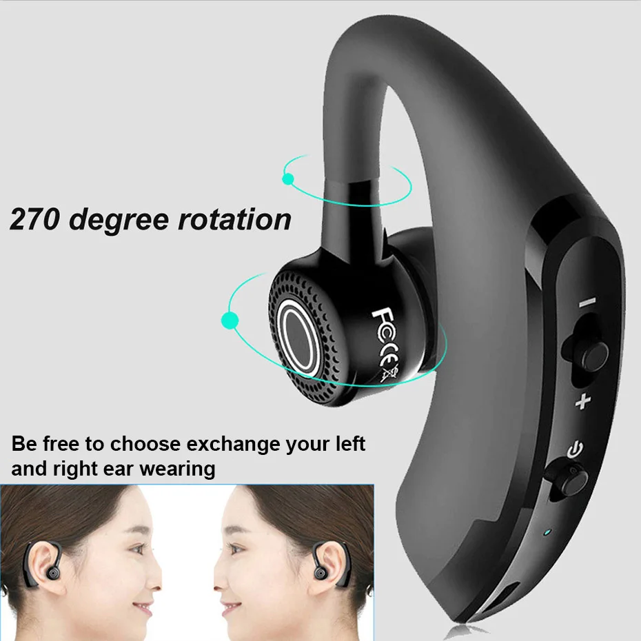 Bluetooth наушники беспроводные наушники время воспроизведения 10 часов Bluetooth гарнитура в ухо громкой связи шумоподавляющие наушники для смартфона