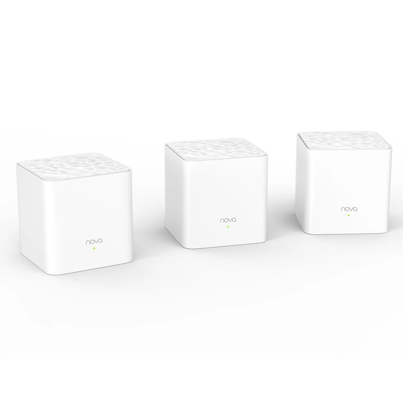 Tenda Nova MW3 полностью Домашняя сеть WiFi гигабитная система с AC1200 2,4G/5,0 GHz WiFi беспроводной маршрутизатор и повторитель, приложение дистанционное управление