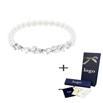

SWA 2020 New Fashion High Quality Ouison Pearl Bracelet Valentine's Day Women's Jewelry Memorial Classic Romantic Elegant Gift