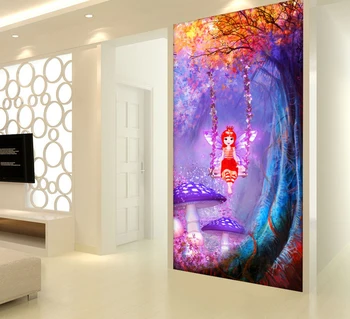 

[Self-Adhesive] 3D Swing WG836 Wall Paper mural Wall Print Decal Wall Murals Belly