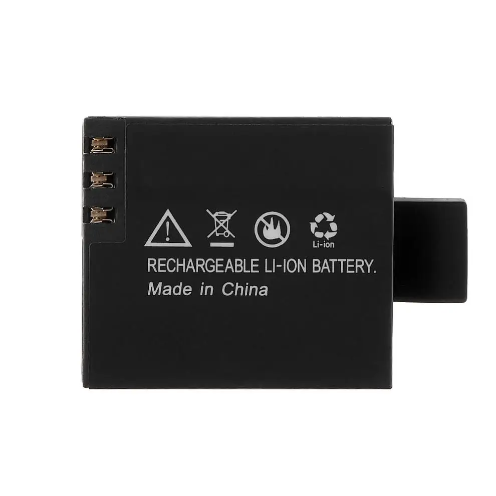 4 шт 3,7 V 900mAh литий-ионная аккумуляторная батарея + 2 канала 100 V-240 V зарядное устройство с usb-кабелем для SJ4000/SJ4000 Wifi/SJ4000 Plus