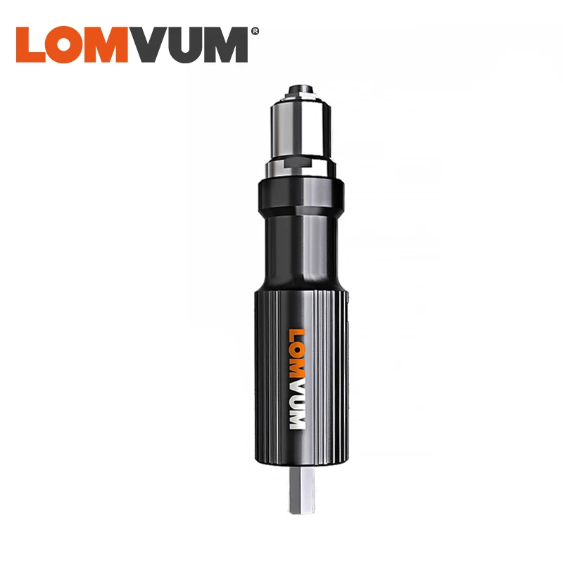 advance black LOMVUM Электрический заклепочный пистолет клепальный адаптер вставка для аккумуляторной дрели клепальный пистолет с ручкой гвоздь алюминиевая заклепочная гайка пистолеты - Цвет: advance black