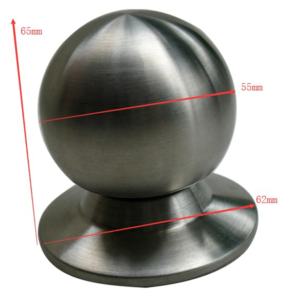 Stainless Steel Passage Lock Modern Interior Door Locks Sphere Ball Round Door Handles Hardware