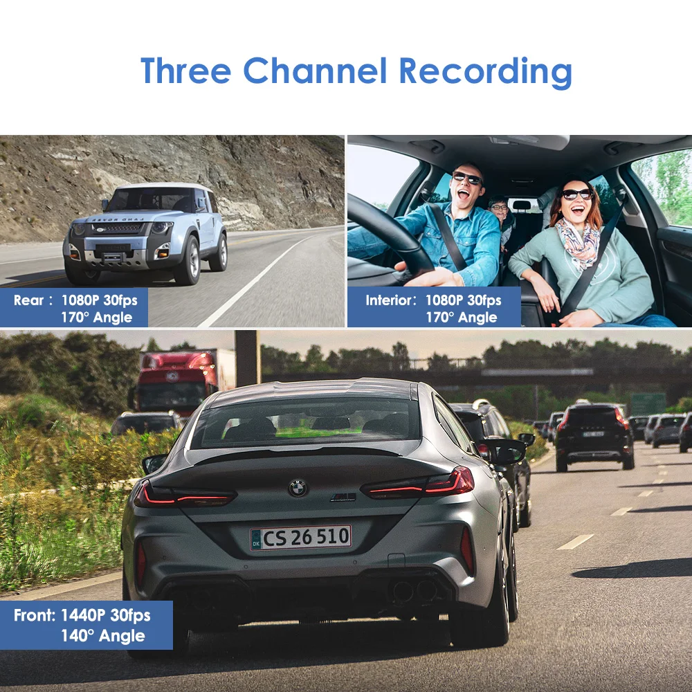 US $269.98 VIOFO A139 Car DVR 3 Channel Dash Cam with GPS Built in Wifi Sony Sensor Rear View Car Camera IR Interior Video Recorder 1080P