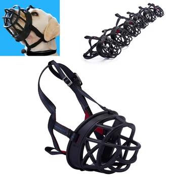 

Dog Accessories Adjustable Dog Muzzle Soft Silicone Breathable Mesh Mouth Muzzles Small&Large Dog Pet Dog Training Accessories