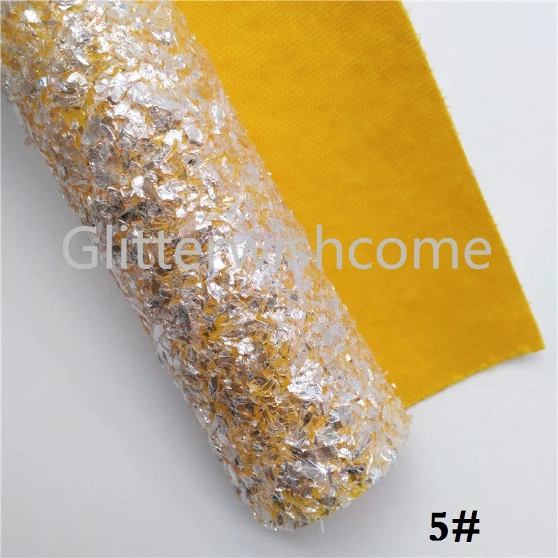 Glitterwishcome 21X29 см A4 размер винил для бантов Tissel блестящая ткань, пастельный цвет блестящий кожаный лист для бантов, GM547A