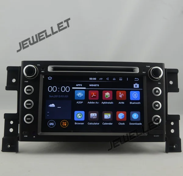 Четырехъядерный Android 9,0 автомобильный DVD gps Радио Навигация для Suzuki Grand Vitara nomate 2005